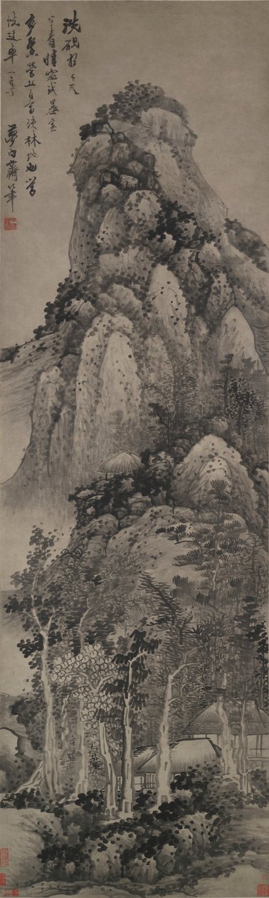 Un padiglione alto da Gong Xian