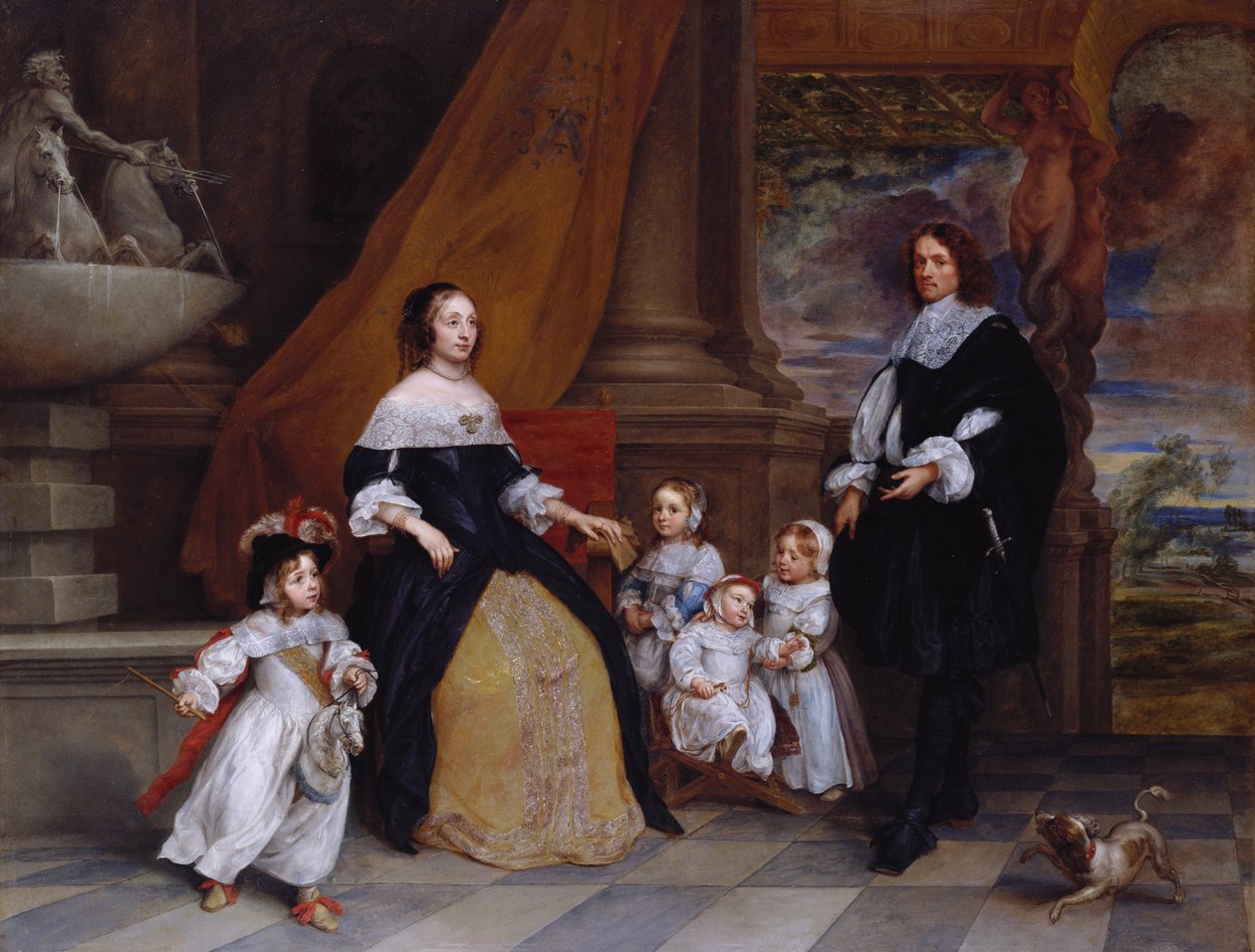 Famiglia di Jan-Baptista Anthoine da Gonzales Coques