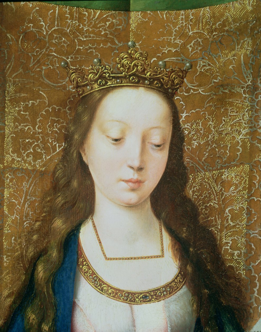 Santa Caterina e i filosofi (dettaglio) da Goossen van der Weyden