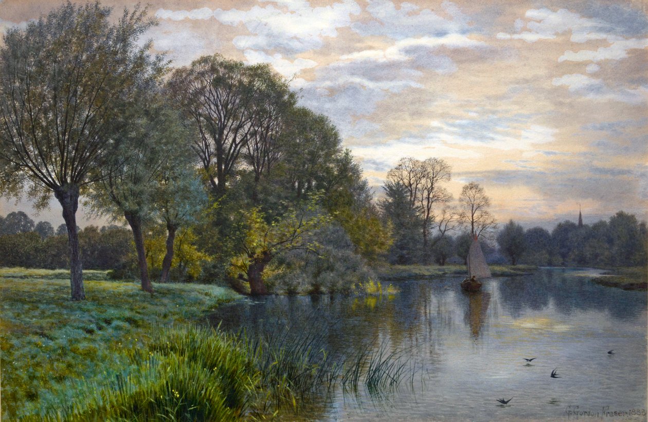Il Fiume Great Ouse al Tramonto da Gordon Fraser
