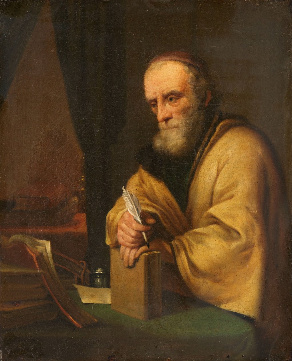 Un vecchio studioso da Gottfried Kneller (copy after)