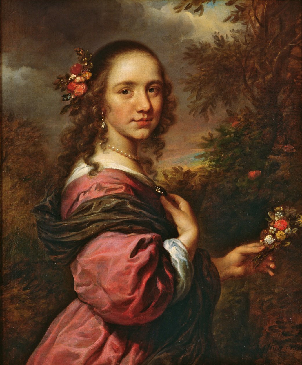 Ritratto di una signora, 1658 da Govaert Flinck