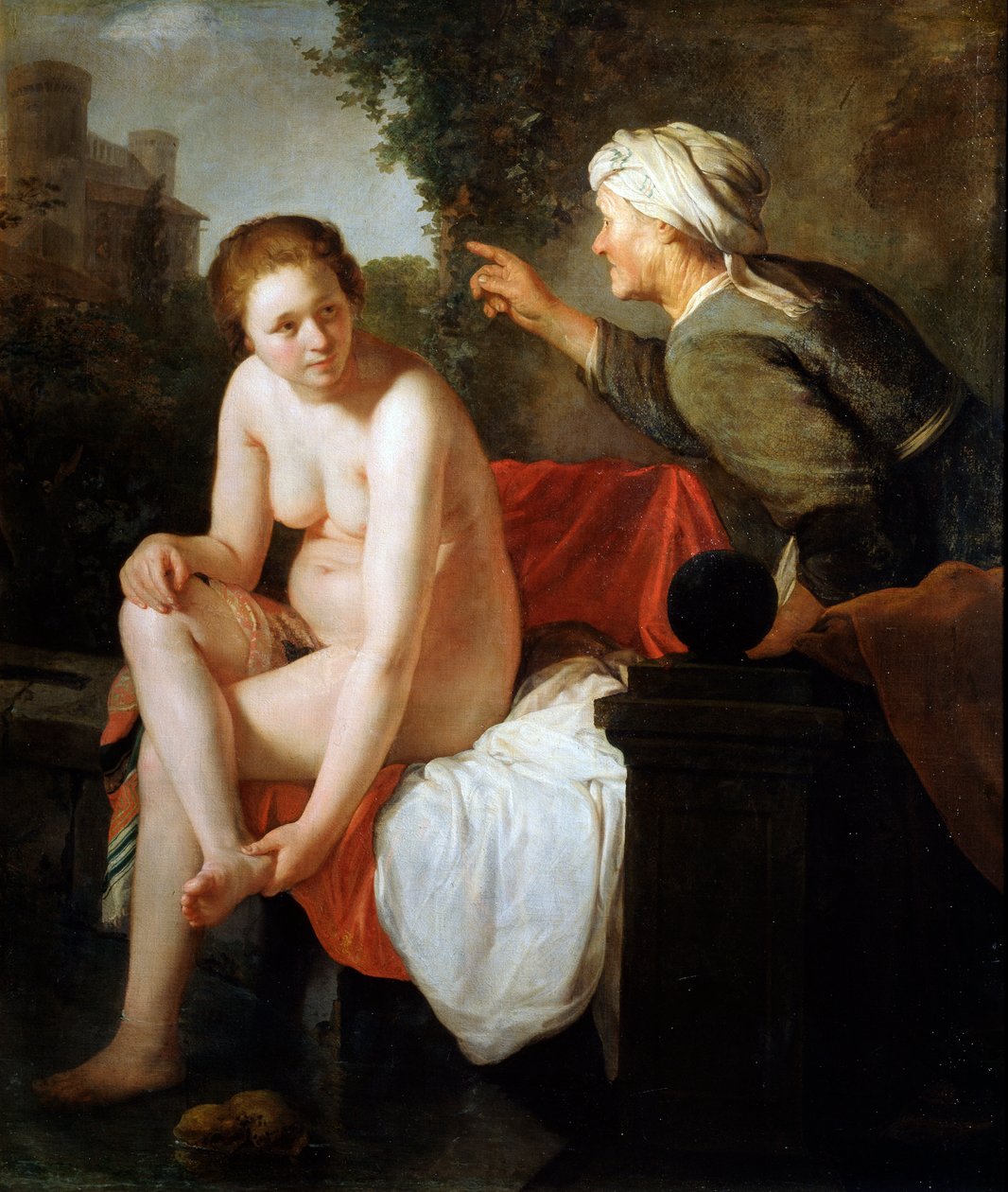 Bathsheba al bagno, XVII secolo da Govaert Flinck