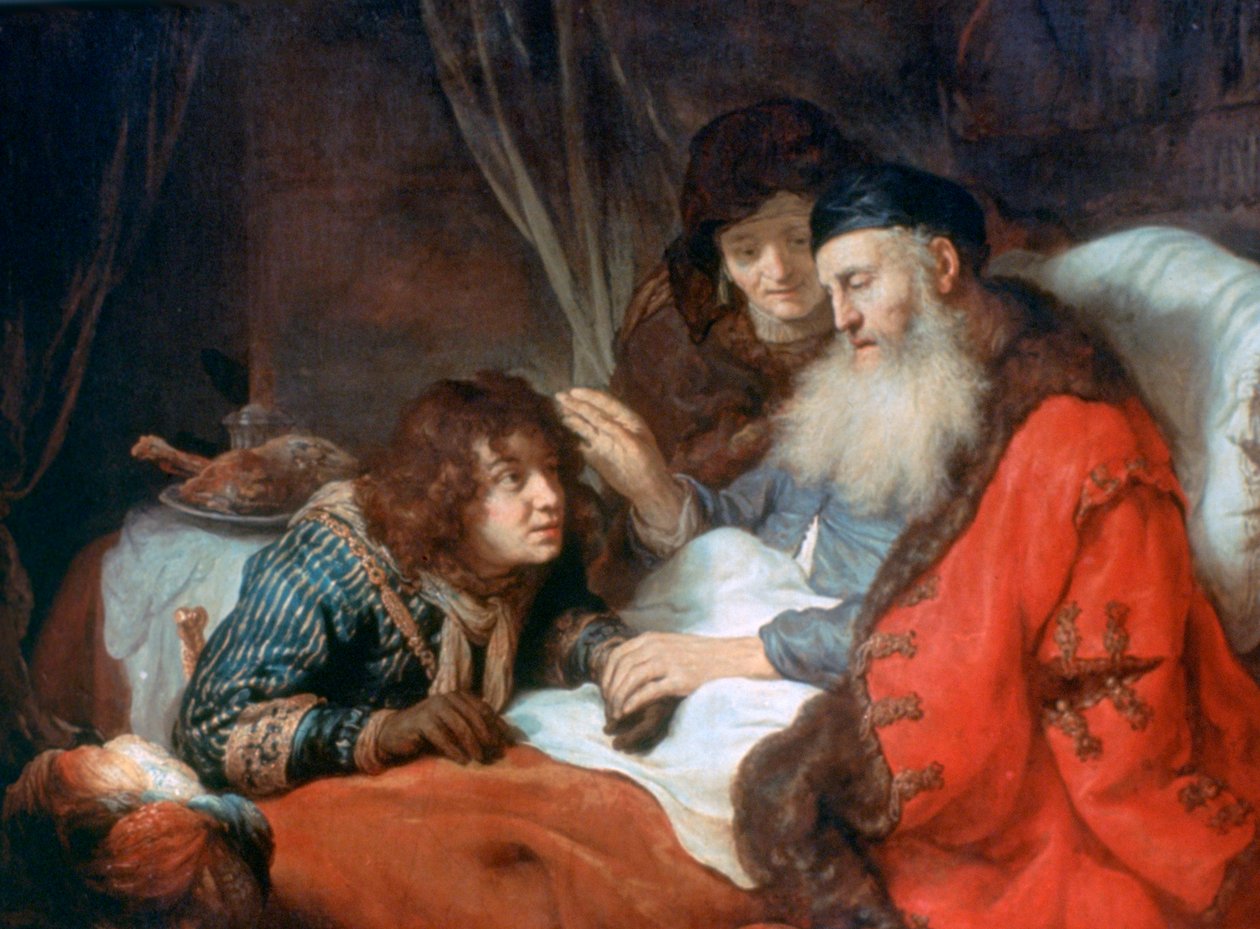Isacco benedice Giacobbe, 1638 da Govaert Flinck