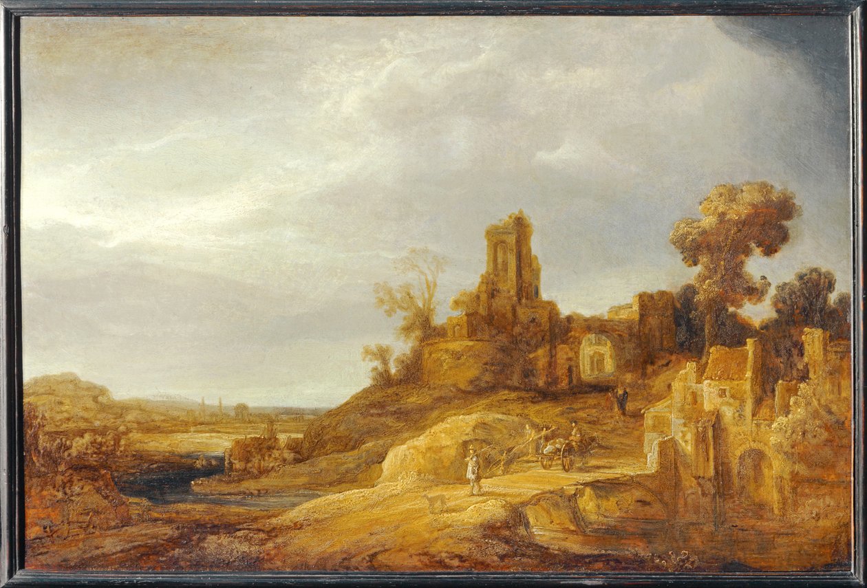 Paesaggio al ponte ... da Govaert Flinck