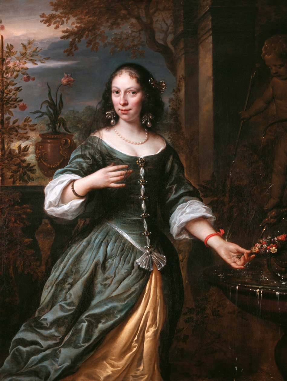 Ritratto di Susanna van Baerle (1622-1674) da Govert Flinck