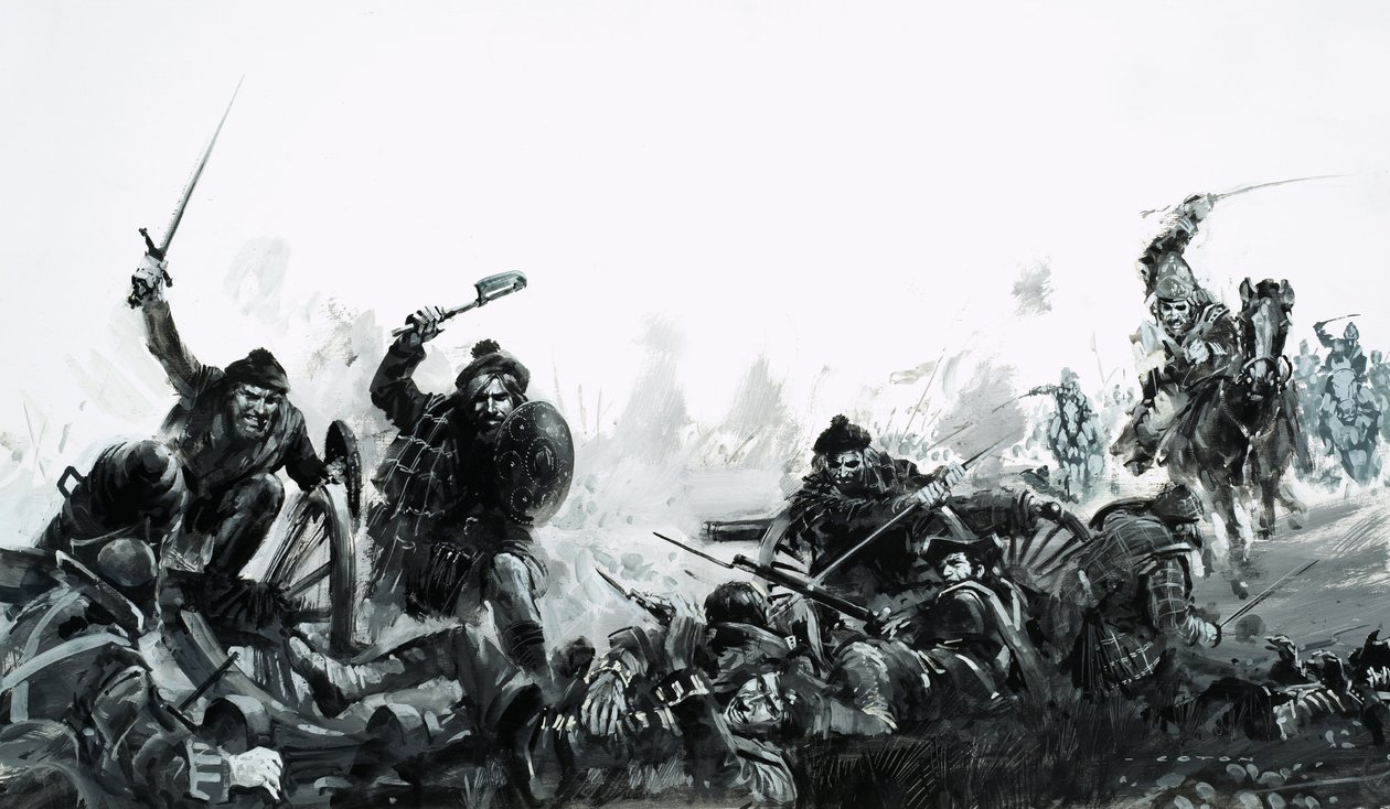 La battaglia di Culloden da Graham Coton