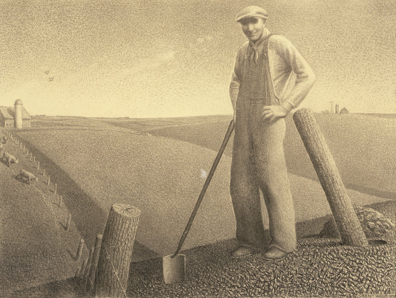 In primavera da Grant Wood