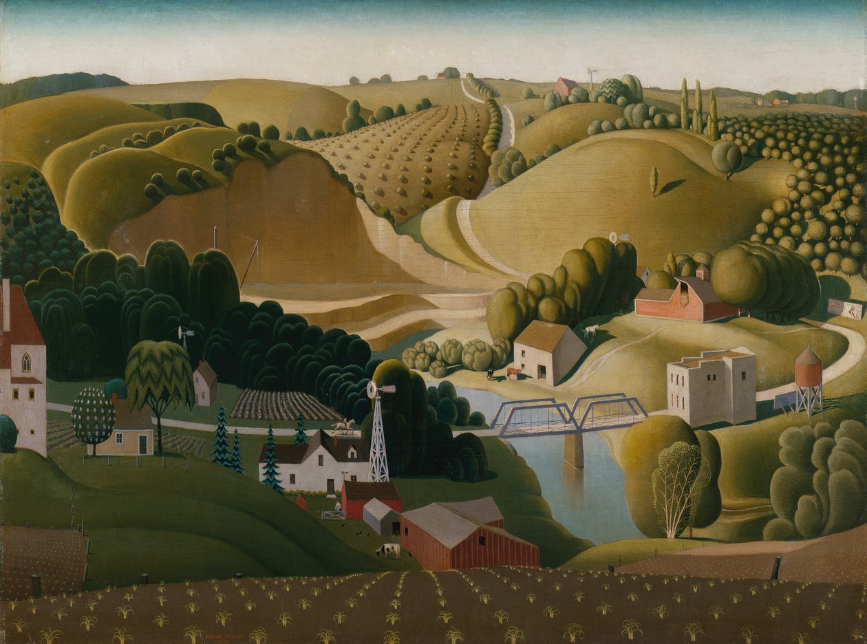 Stone City, Iowa da Grant Wood