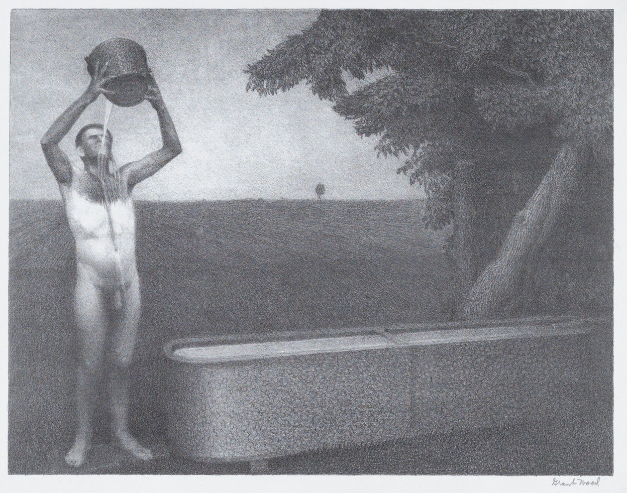 Notte afosa da Grant Wood