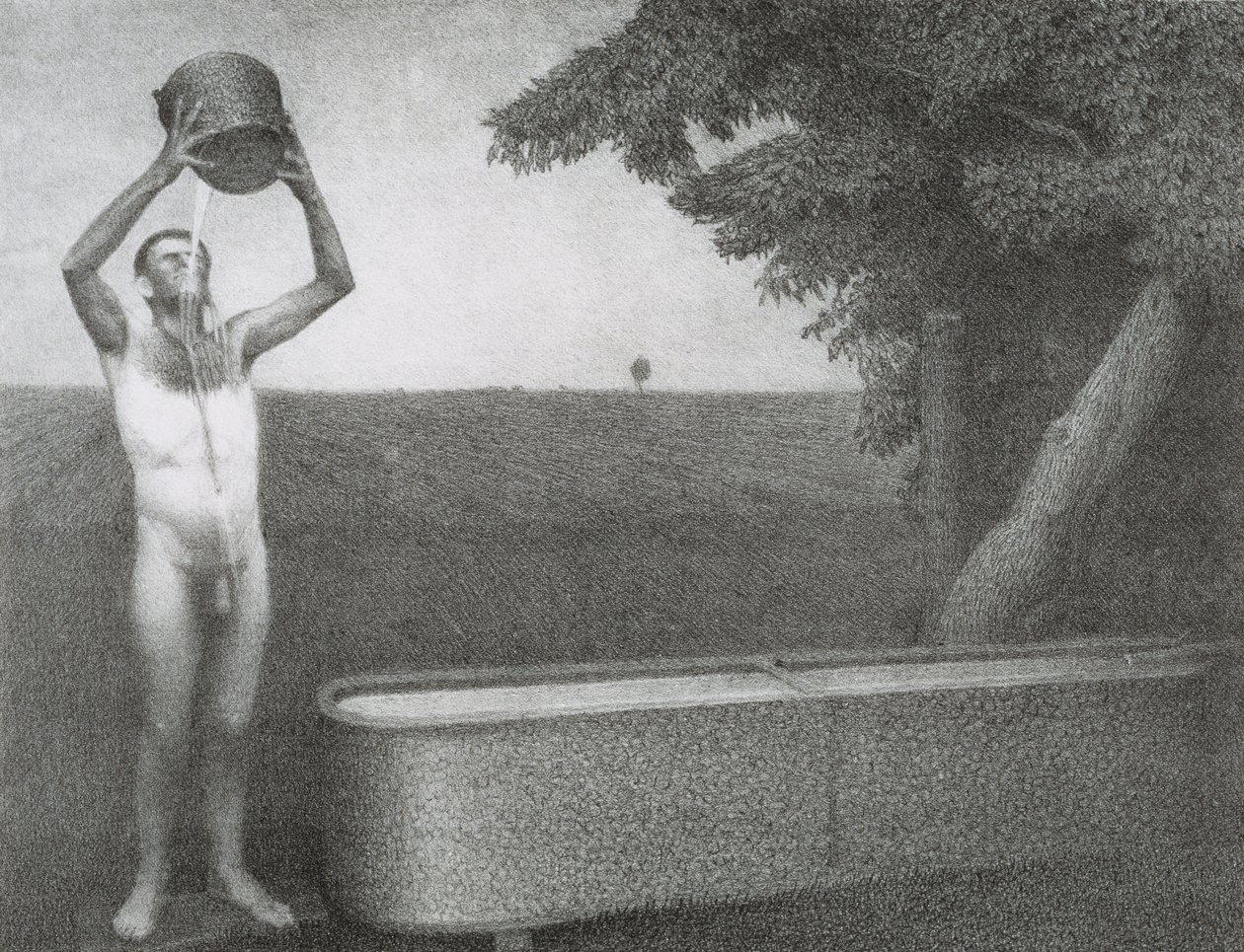 Notte afosa, 1939 da Grant Wood
