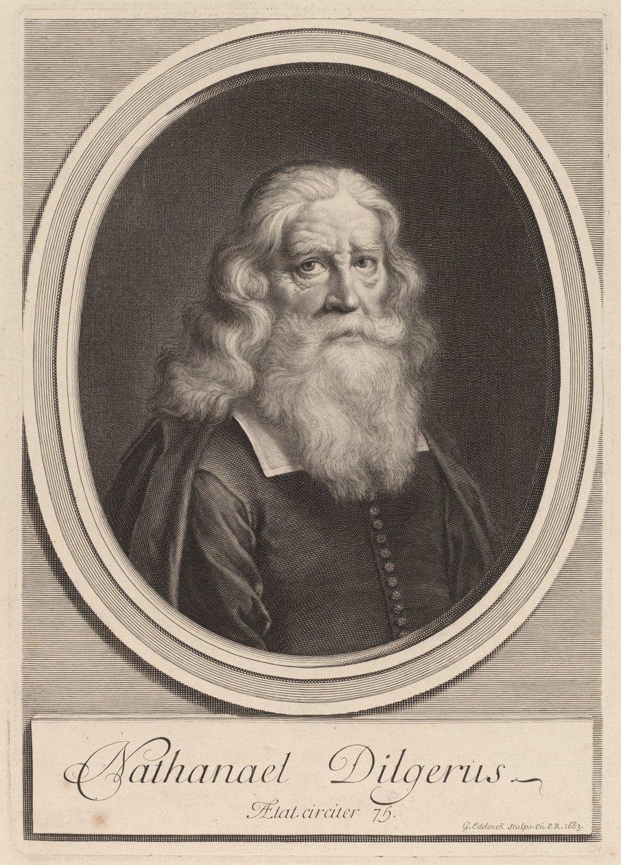 Nathanael Dilgerus da Gérard Edelinck