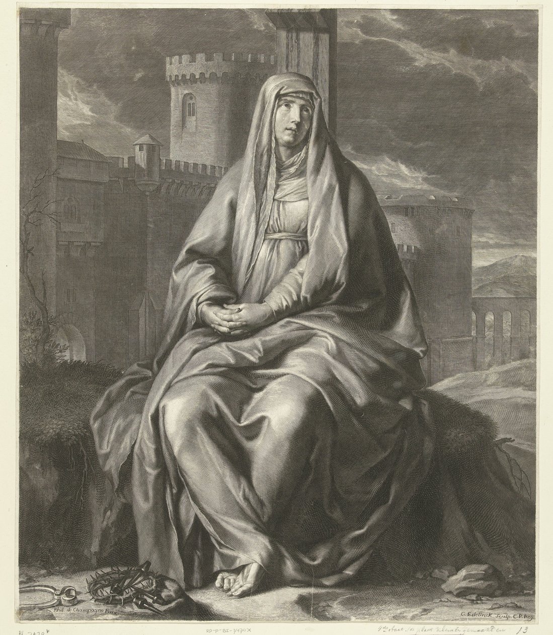 Maria Addolorata da Gérard Edelinck