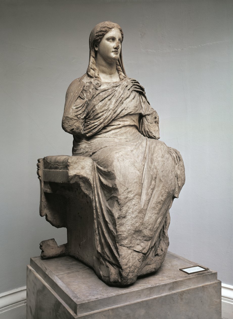 Demetra, statua da Cnido, Asia Minore, c.350 a.C. da Greek