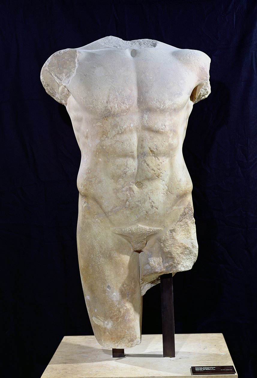 Torso maschile da Mileto, c.480 a.C. da Greek