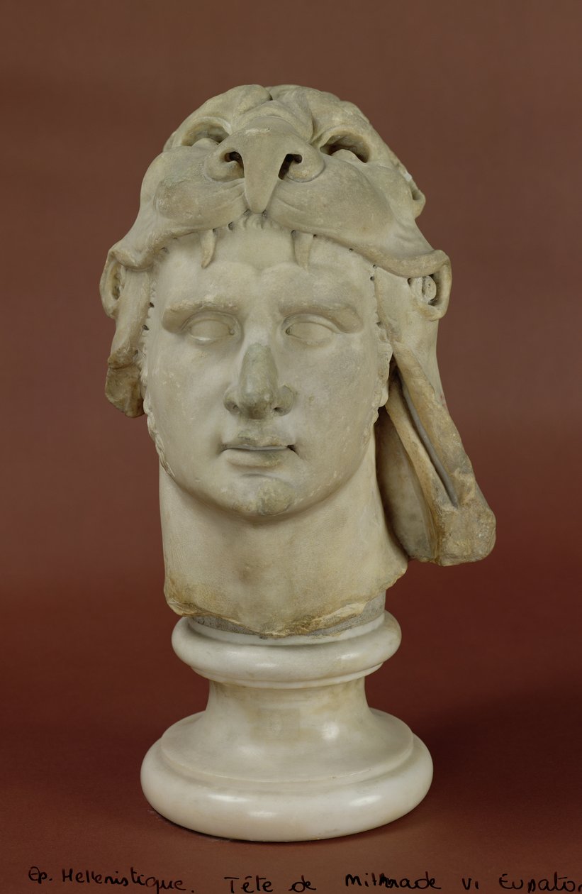 Mitridate VI (132-63 a.C.) Eupatore, Re del Ponto (marmo) da Greek