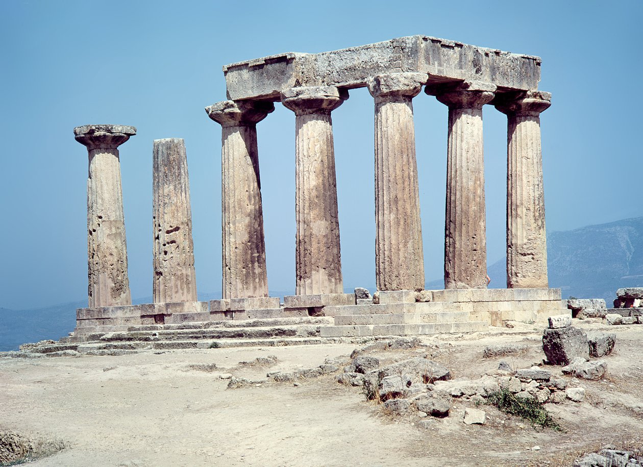 Rovine del Tempio di Apollo, c.550 a.C. da Greek
