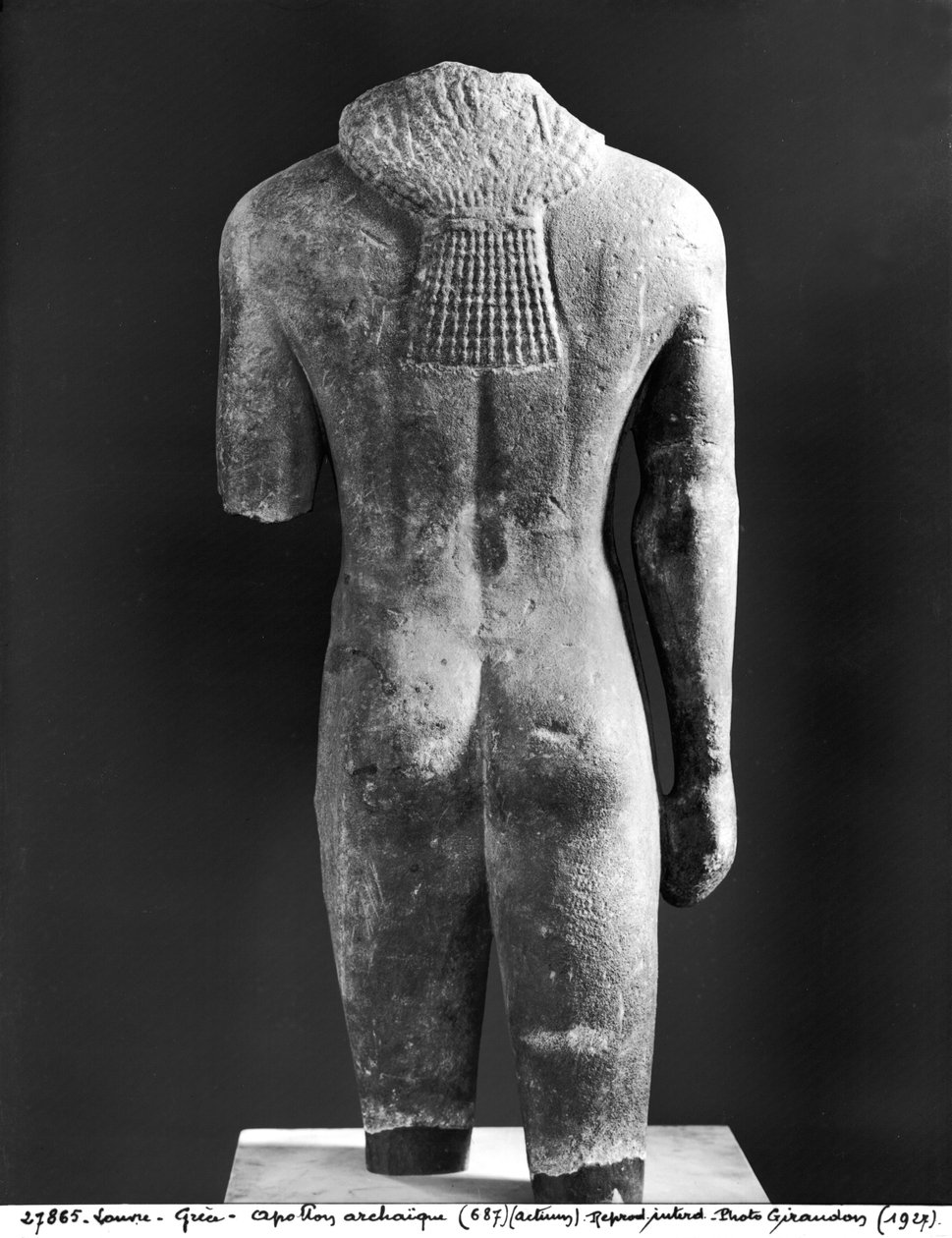 Torso di un kouros, da Actium, c.550 a.C. da Greek