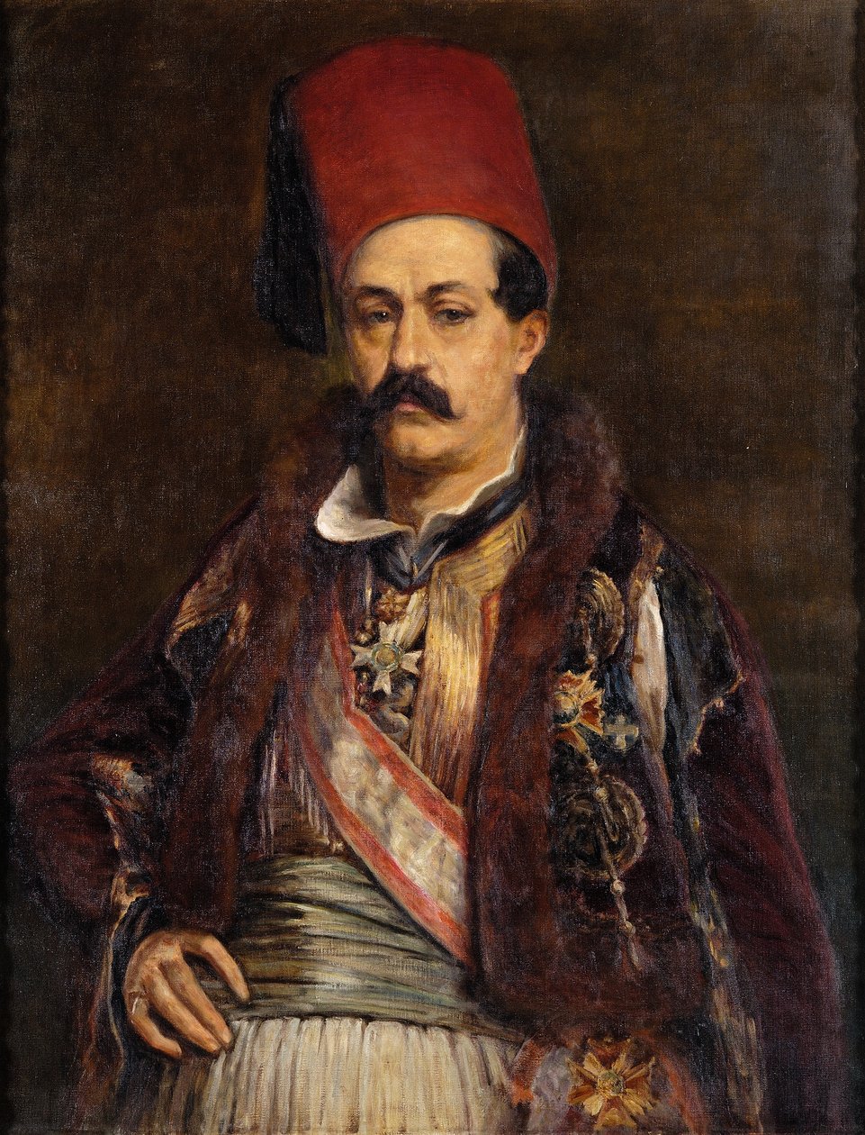 Ritratto di Ioannis Kolettis da Greek School