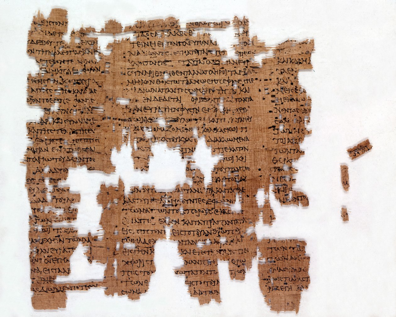 Papyrus scientifico greco risalente al 200 d.C. da Greek