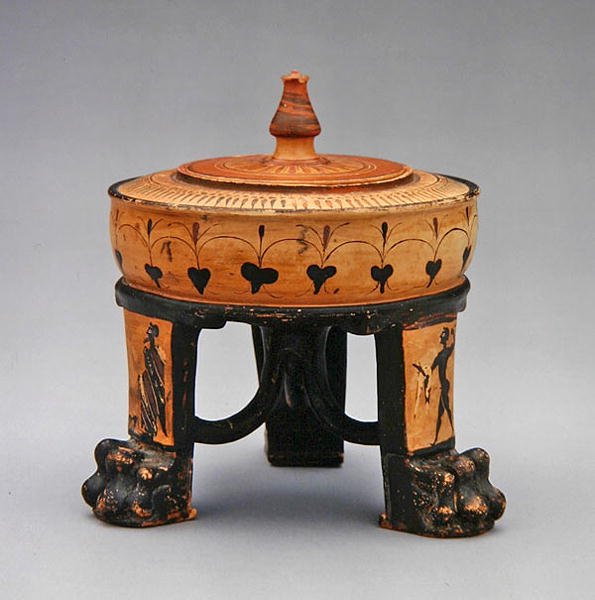 Tripode Exaleiptron, Scuola Beota, c.500 a.C. da Greek
