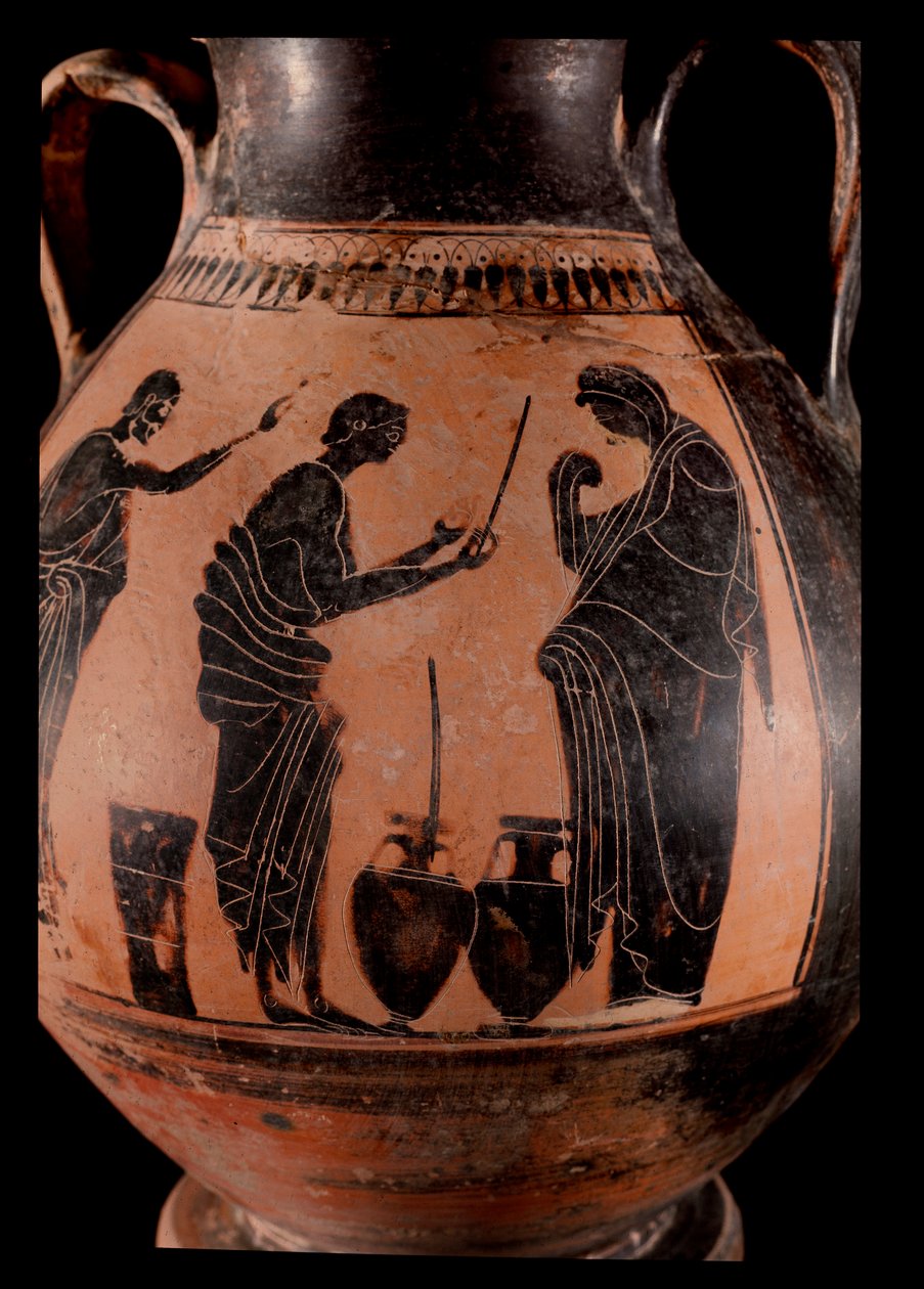 Venditore di olio (vaso in terracotta) da Greek