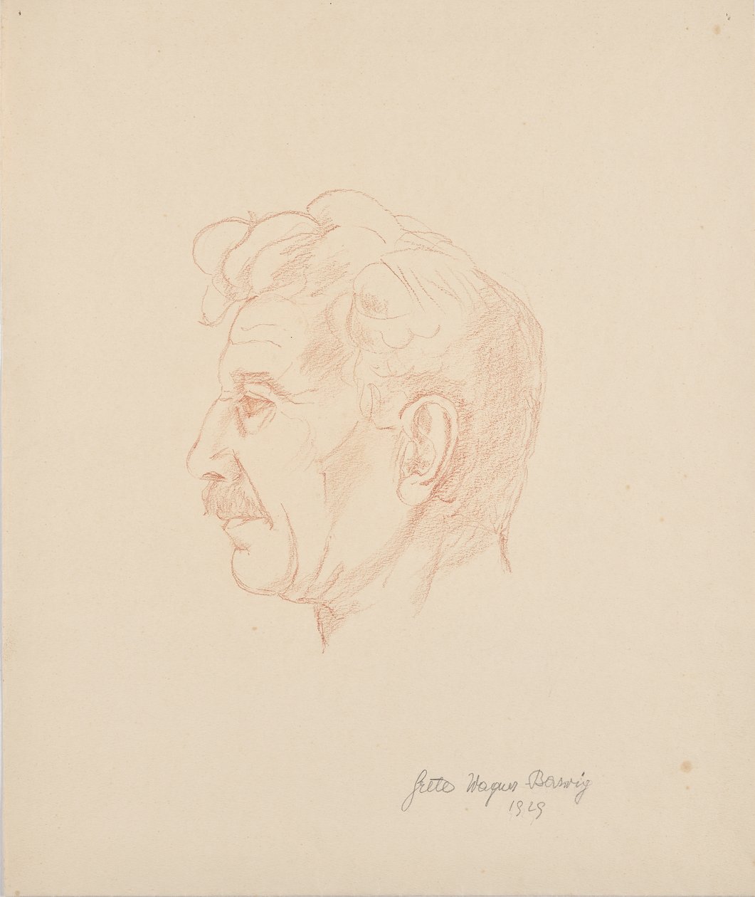 Ritratto di Franz Barwig il Vecchio da Grete Wagner Barwig
