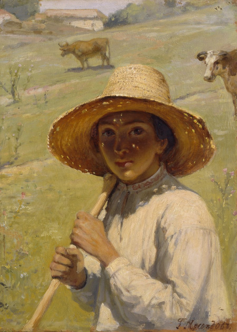 Ragazzo pastore, 1909 da Grigori Grigorievich Mjasoedov
