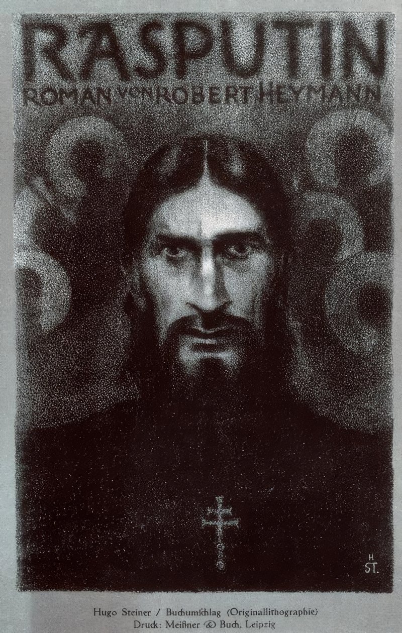 Rasputin / Copertina del libro 1919 da Grigori Jefimowitsch Rasputin