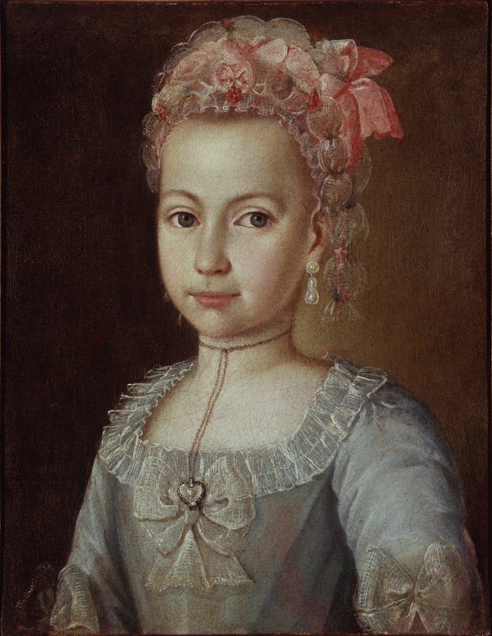 Ritratto di Anna Lermontova, 1776 da Grigory Ostrovsky