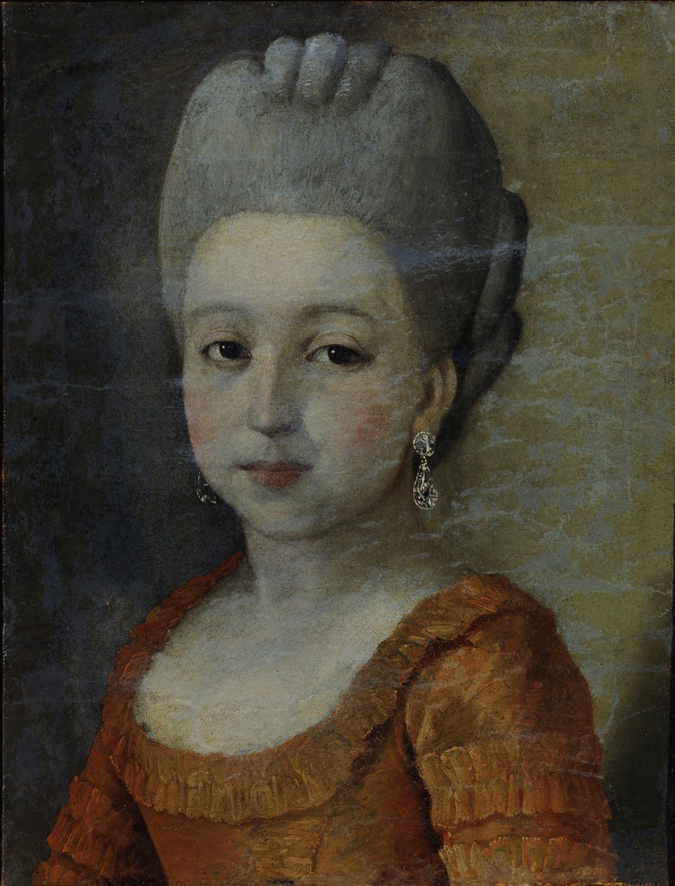 Ritratto di una Ragazza (1770s) da Grigory Ostrovsky