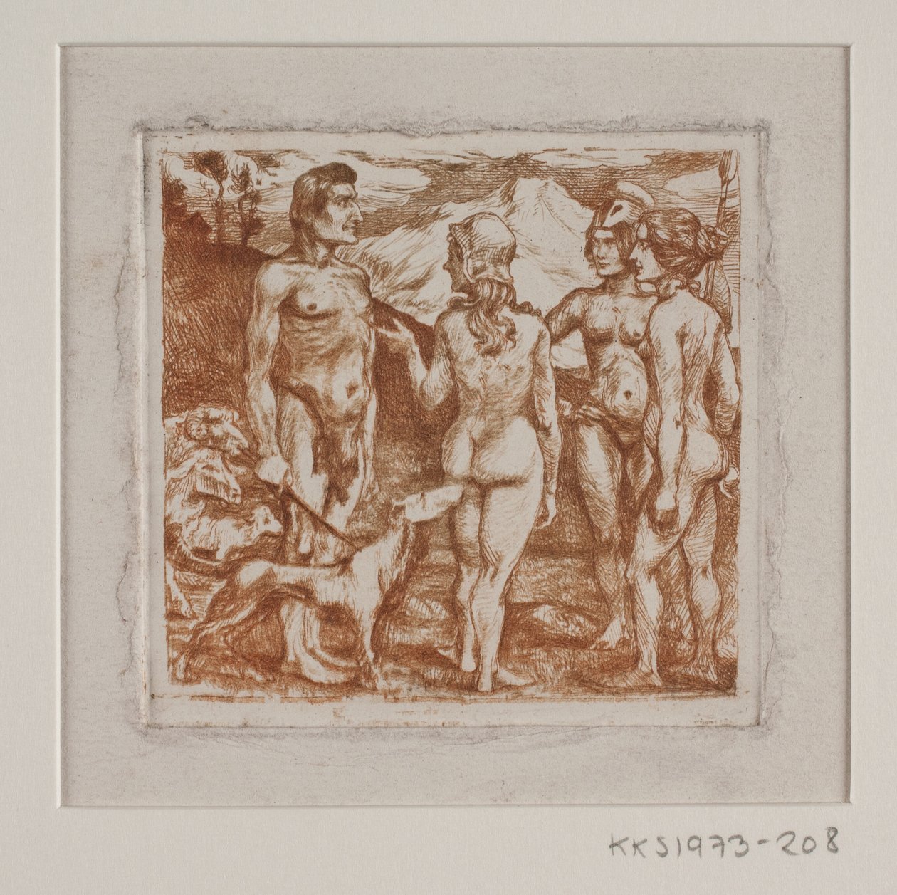 Il giudizio di Paride da Gudmund Hentze