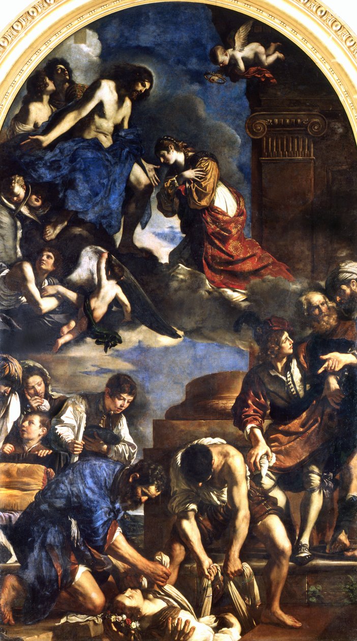 La Morte di Santa Petronilla, 1621-22 da Giovanni Francesco Barbieri