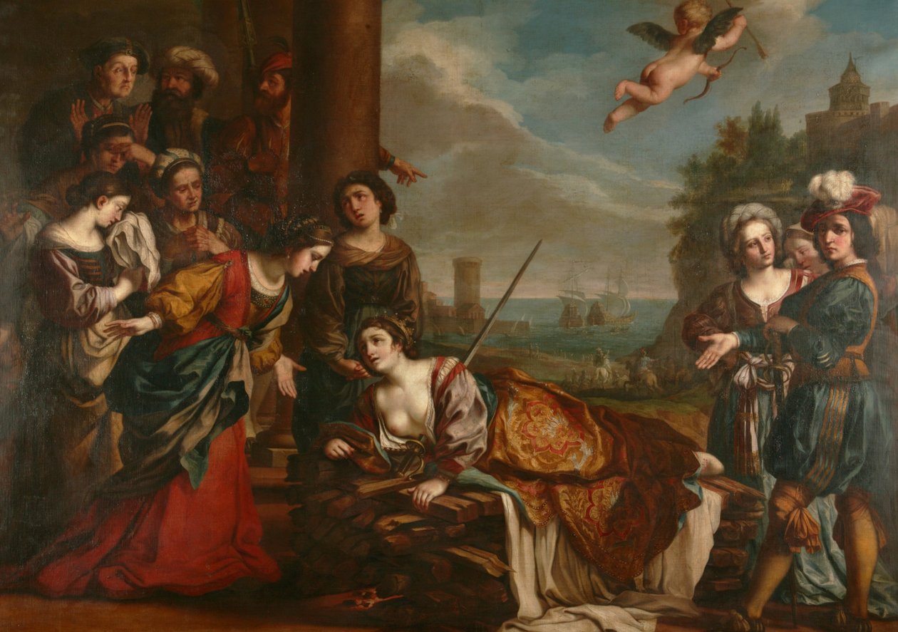 La morte di Didone da Guercino (1591 1666) (after)