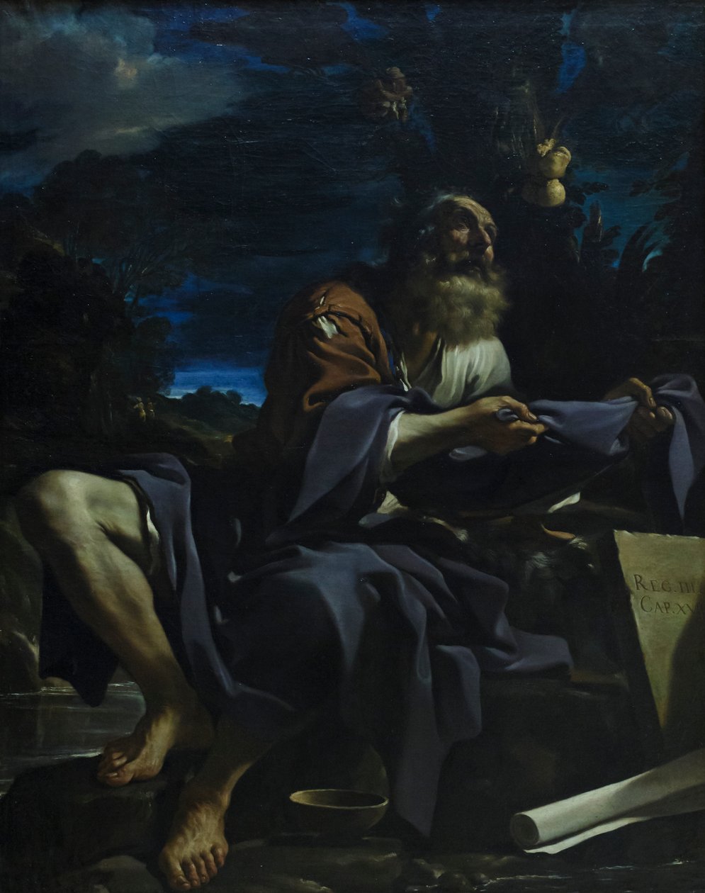 Elia nutrito dai corvi da Guercino (1591 1666)