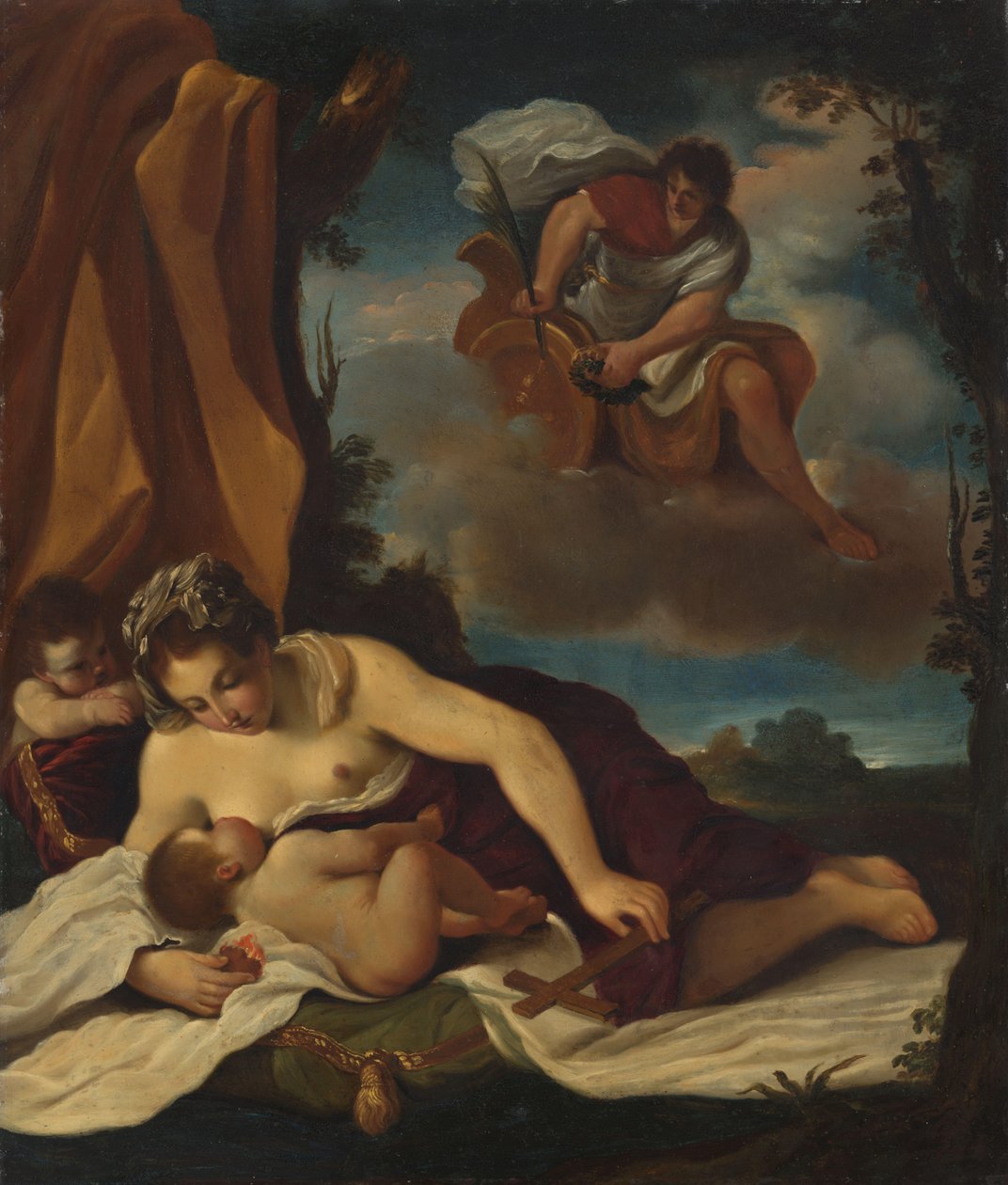 Carità da Guercino (copy after)