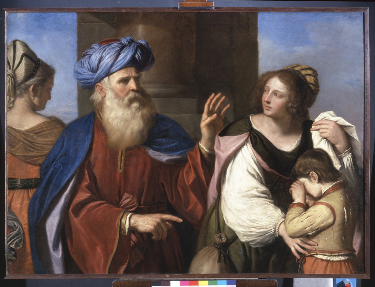 Abramo che ripudia Agar e Ismaele da Guercino