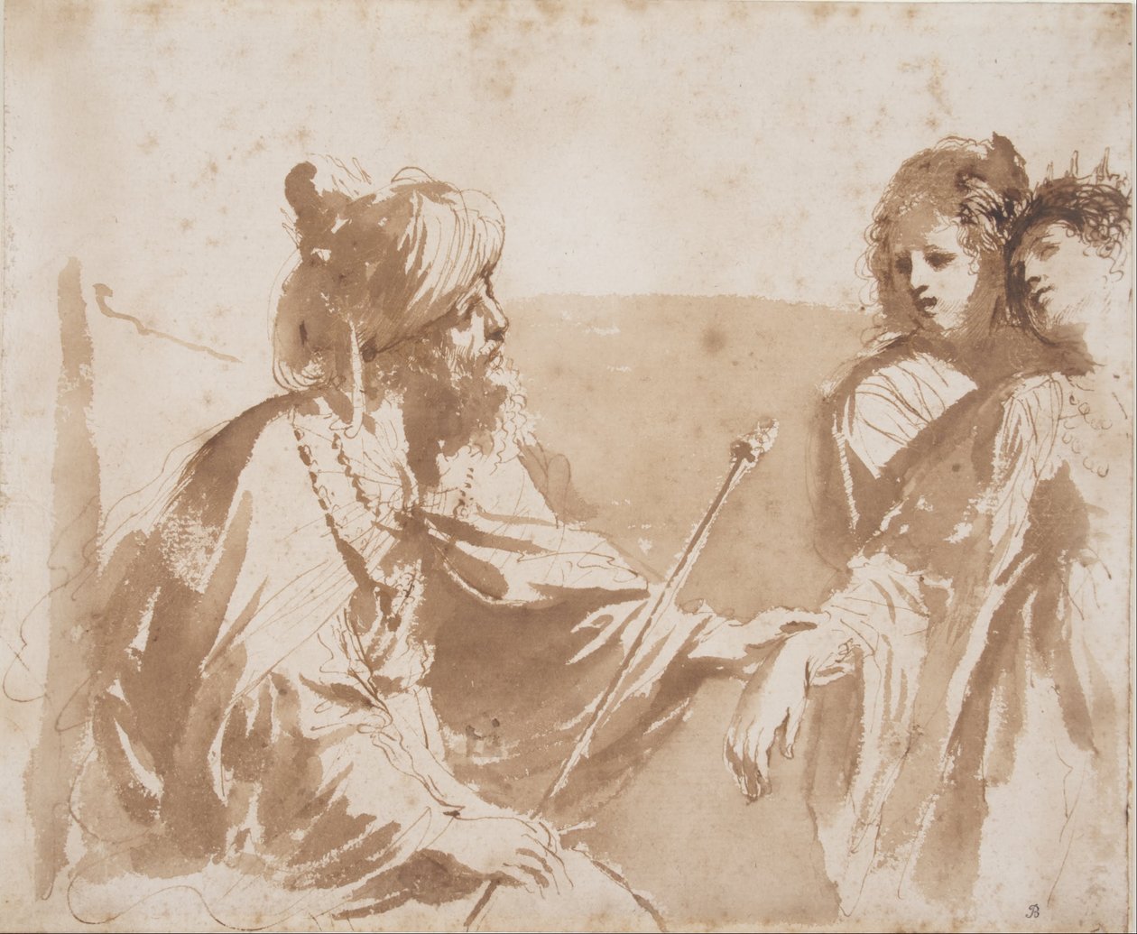 Ester davanti ad Assuero da Guercino