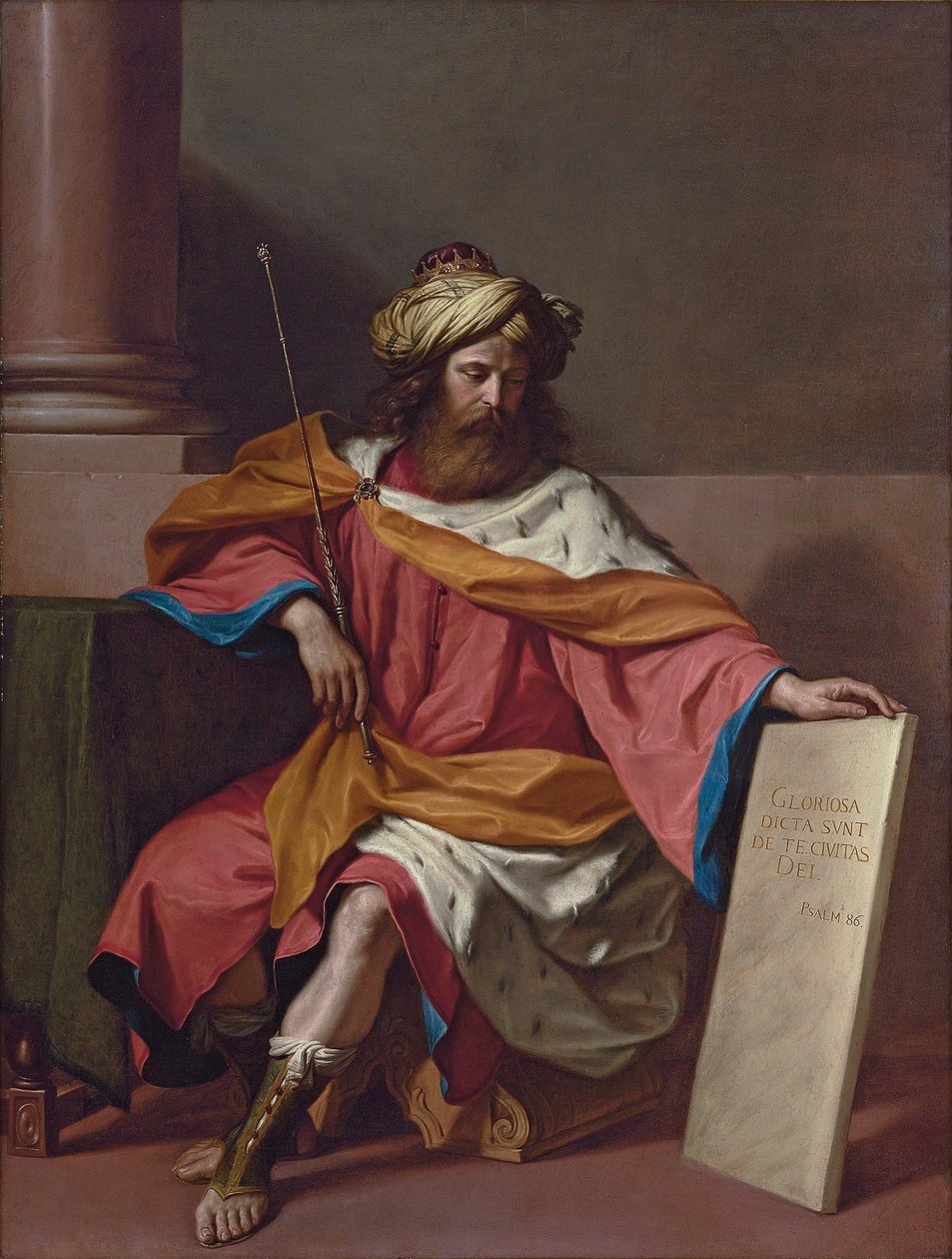 Re Davide da Guercino