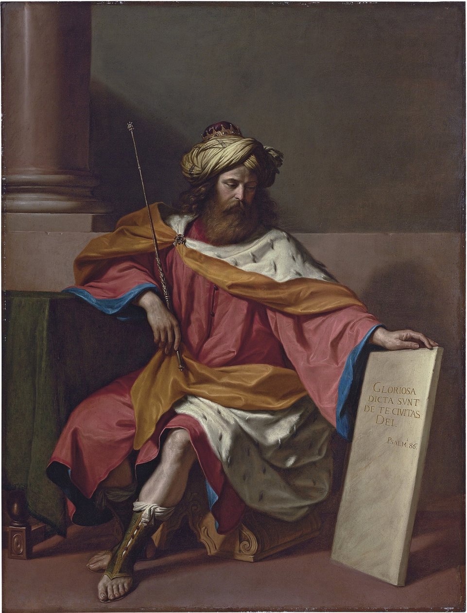 Re Davide da Guercino