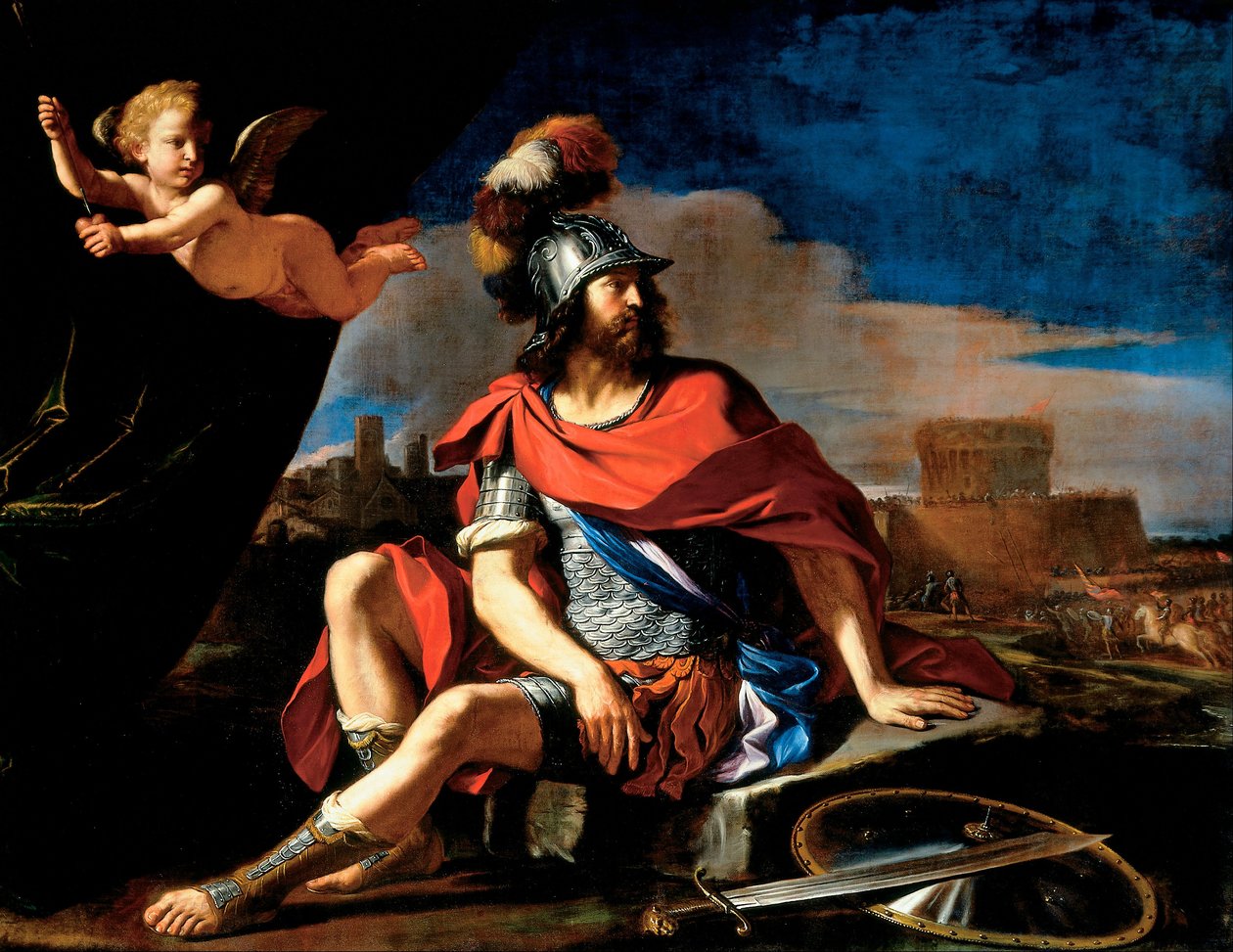Marte con Cupido da Guercino