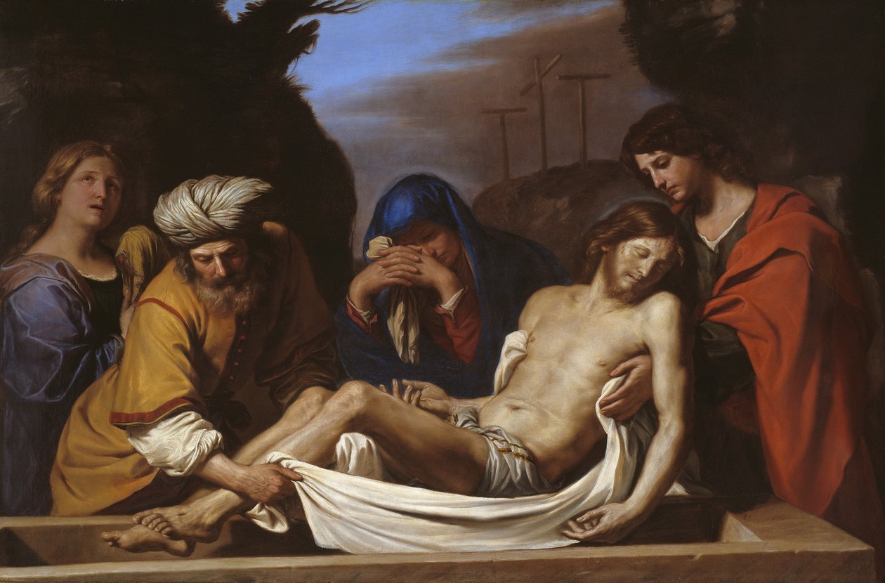 La Sepoltura, c.1656 da Guercino