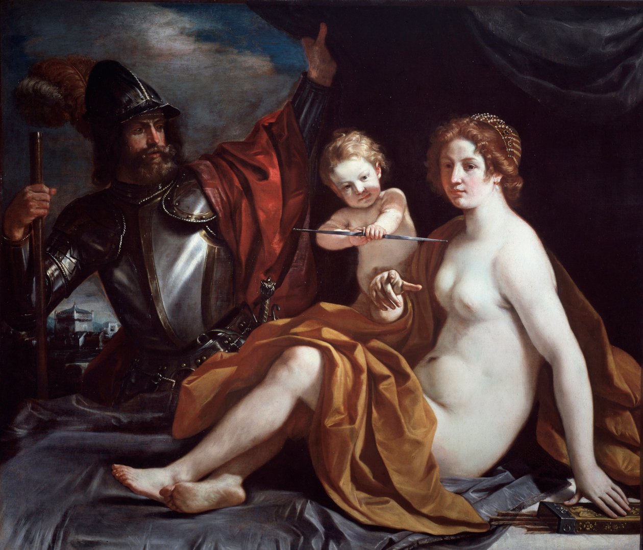 Venere, Marte e Amore da Guercino