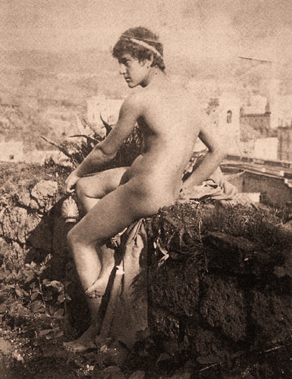 Ritratto di Vincenzo Galdi, Posillipo, Napoli 1895 da Guglielmo Plüschow