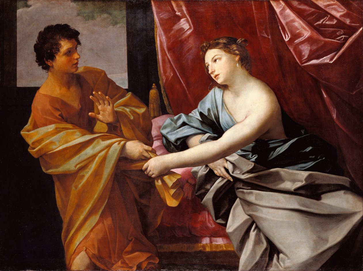 Giuseppe e la moglie di Potifar da Guido Reni