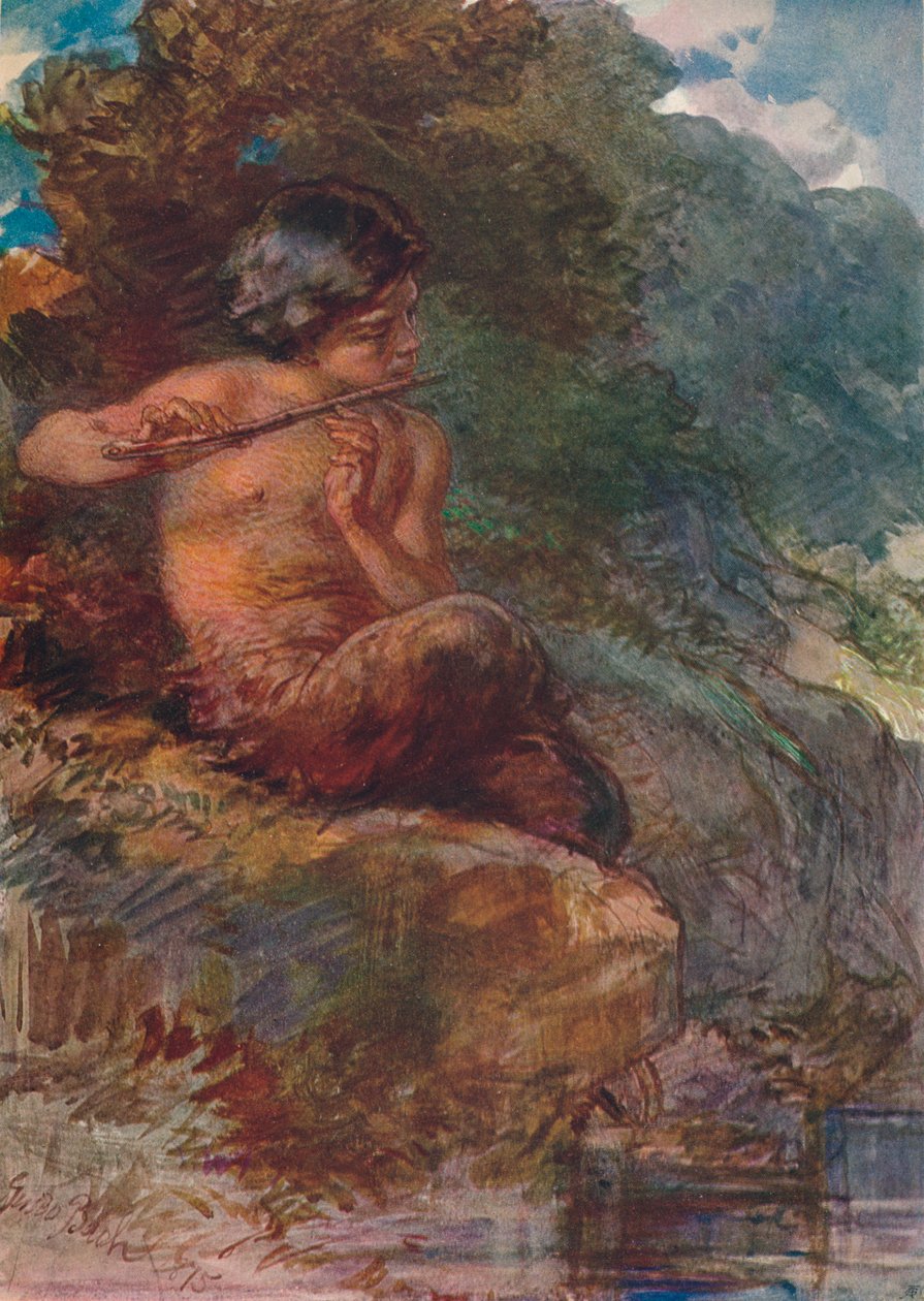 Il piccolo Pan, 1875 da Guido Bach