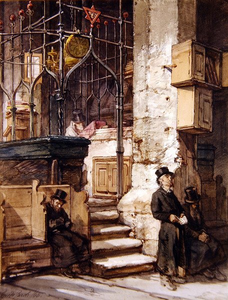 La sinagoga di Praga da Guido Bach