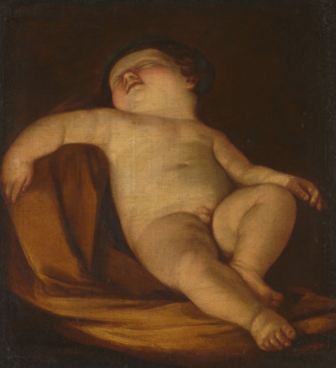Putto dormiente da Guido Reni (copy after)