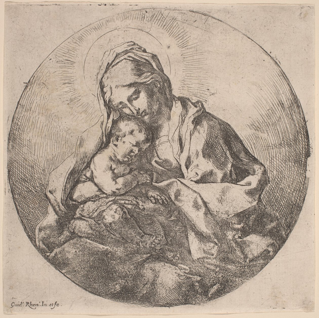 Vergine e Bambino da Guido Reni