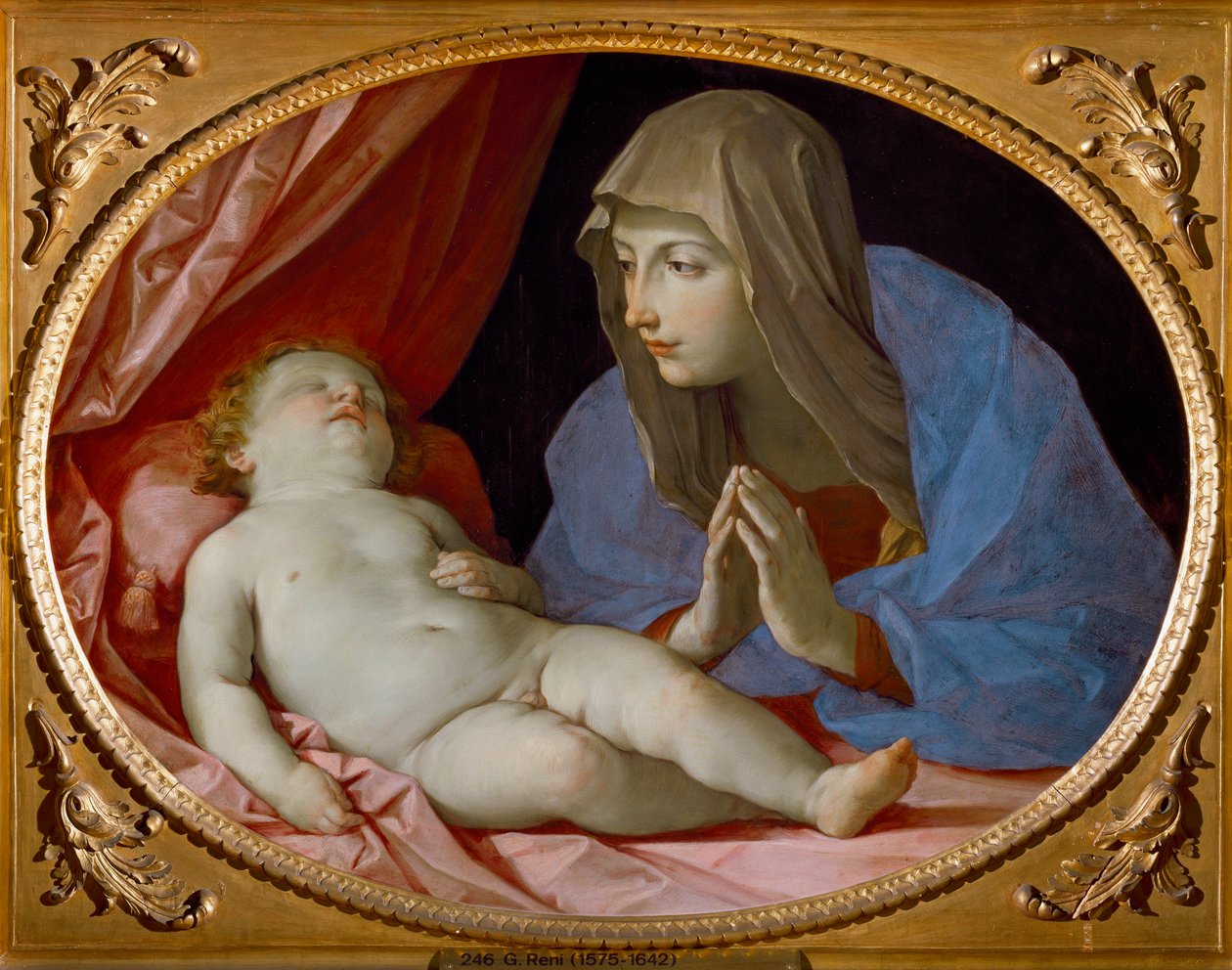 Vergine e Bambino dormiente da Guido Reni